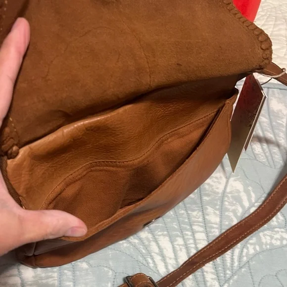 Brown Genuine Leather Women's Bag Brand new with tag 🏷️ - Picture 3 of 7